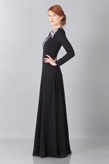 Drexcode - Abito lungo in pizzo con ricamo - Nina Ricci - Noleggio - 5