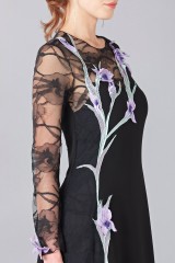 Drexcode - Abito lungo in pizzo con ricamo - Nina Ricci - Noleggio - 8