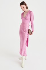 Drexcode - Abito stile impero in jacquard di seta - Nervi - Noleggio - 1