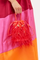 Drexcode - Borsa piume e strass fucsia - The Goal Digger - Vendita - 3