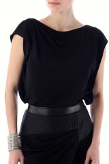 Drexcode - Abito lungo con inserto in pelle - Vionnet - Noleggio - 5