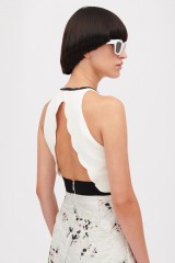 Drexcode -  Abito in crepe e jacquard con cintura metallica - Giambattista Valli - Vendita - 3