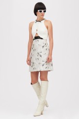 Drexcode -  Abito in crepe e jacquard con cintura metallica - Giambattista Valli - Vendita - 5