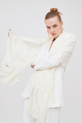 Stola pizzo bianca - Daphne - Noleggio Drexcode - 1