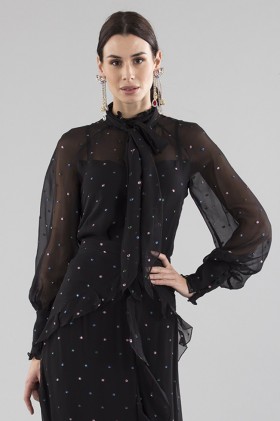 Blusa microplumetis - Erdem - Vendita Drexcode - 1