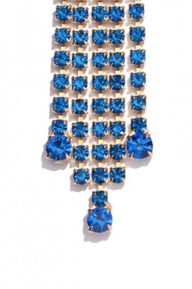 Orecchini pendenti blu - Marina Fossati - Noleggio Drexcode - 2