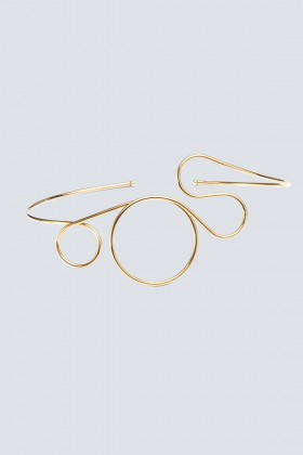 Choker in ottone placcato oro - Noshi - Vendita Drexcode - 2