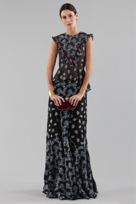 Gonna e top con fantasia broccata  - Erdem - Noleggio Drexcode - 1