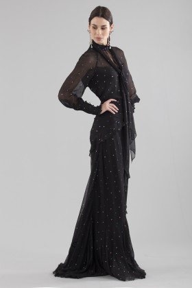 Gonna e top con microplumetis colorati  - Erdem - Noleggio Drexcode - 2