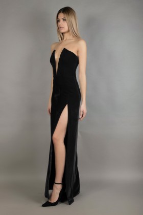 Abito bustier in velluto - Kathy Heyndels - Noleggio Drexcode - 2