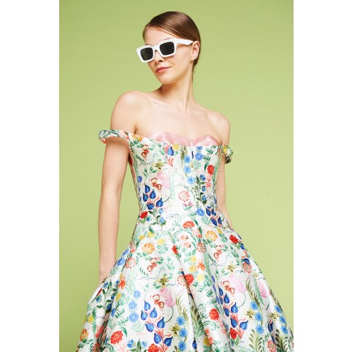Noleggio Abbigliamento Firmato - Abito lungo con corpetto a contrasto - Tube Gallery - Drexcode -5