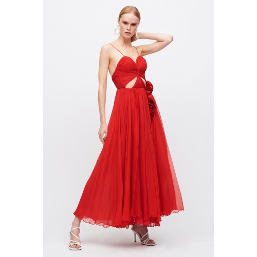 Noleggio Abbigliamento Firmato - Abito con maxi spacco e applicazione laterale - Iris Serban - Drexcode -9