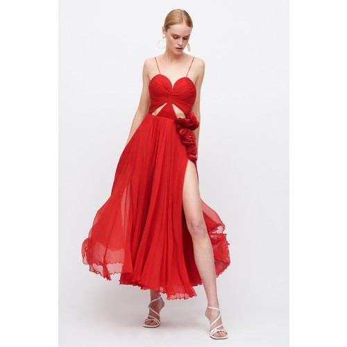 Noleggio Abbigliamento Firmato - Abito con maxi spacco e applicazione laterale - Iris Serban - Drexcode -8