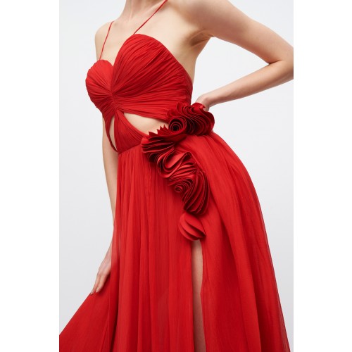 Noleggio Abbigliamento Firmato - Abito con maxi spacco e applicazione laterale - Iris Serban - Drexcode -11