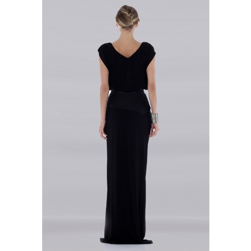 Vendita Abbigliamento Usato FIrmato - Abito lungo con inserto in pelle - Vionnet - Drexcode -6