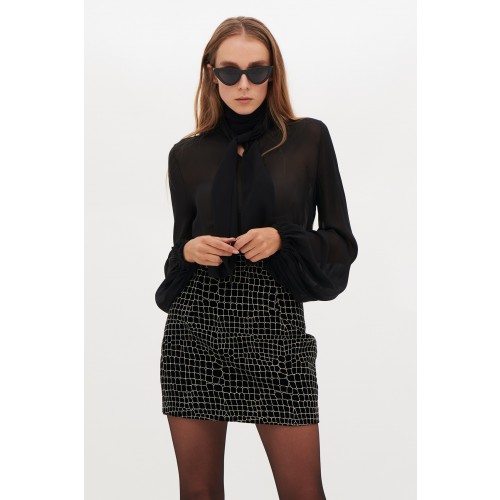 Noleggio Abbigliamento Firmato - Minigonna in velluto animalier - Redemption - Drexcode -3