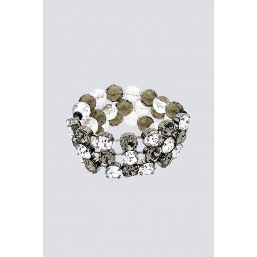 Noleggio Abbigliamento Firmato - Bracciale in metallo e strass - Sharra Pagano - Drexcode -1