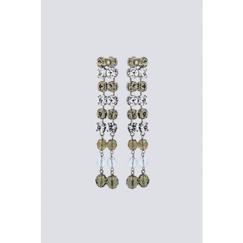 Noleggio Abbigliamento Firmato - Orecchini in metallo e strass - Sharra Pagano - Drexcode -1