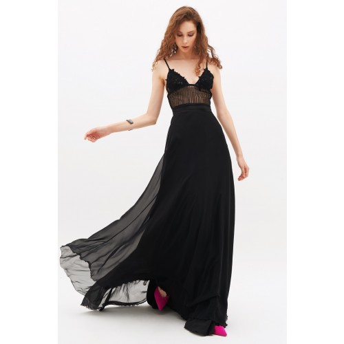 Noleggio Abbigliamento Firmato - Abito lungo con inserti e applicazioni - Jessica Choay - Drexcode -1