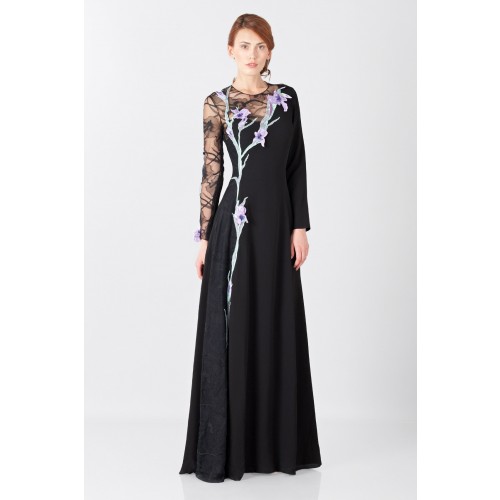Noleggio Abbigliamento Firmato - Abito lungo in pizzo con ricamo - Nina Ricci - Drexcode -6