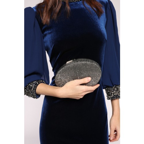 Noleggio Abbigliamento Firmato - Abito in velluto con collo alto - Badgley Mischka - Drexcode -5