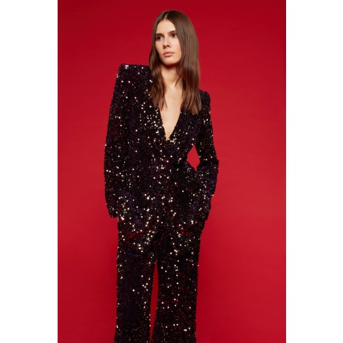 Noleggio Abbigliamento Firmato - Completo in velluto e glitter - Badgley Mischka - Drexcode -5