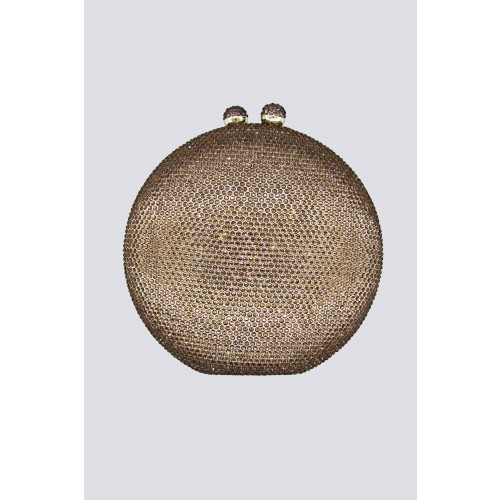 Vendita Abbigliamento Usato FIrmato - Clutch bronzo con pietre - Anna Cecere - Drexcode -4