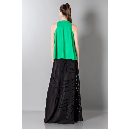 Noleggio Abbigliamento Firmato - Gonna lunga in seta con decori a contrasto - Vionnet - Drexcode -3