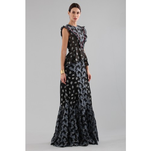 Noleggio Abbigliamento Firmato - Gonna e top con fantasia broccata - Erdem - Drexcode -18
