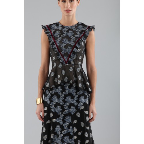 Noleggio Abbigliamento Firmato - Gonna e top con fantasia broccata - Erdem - Drexcode -17