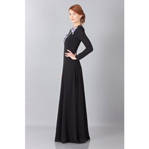 Noleggio Abbigliamento Firmato - Abito lungo in pizzo con ricamo - Nina Ricci - Drexcode -3