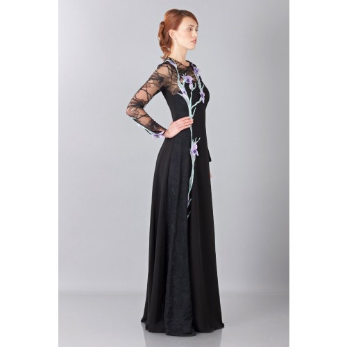 Noleggio Abbigliamento Firmato - Abito lungo in pizzo con ricamo - Nina Ricci - Drexcode -5