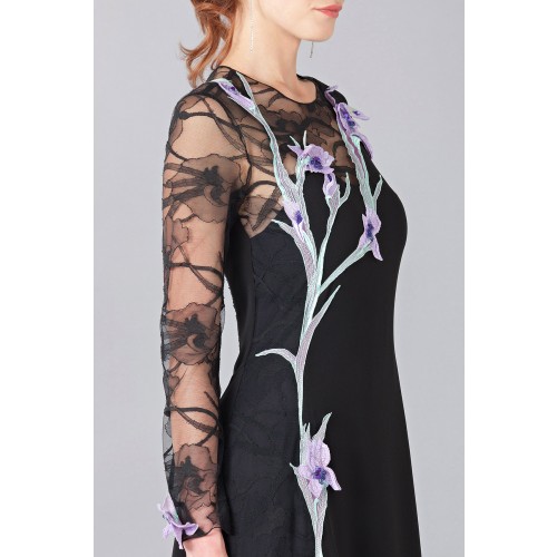 Noleggio Abbigliamento Firmato - Abito lungo in pizzo con ricamo - Nina Ricci - Drexcode -2