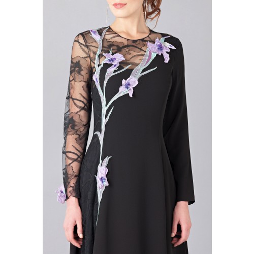Noleggio Abbigliamento Firmato - Abito lungo in pizzo con ricamo - Nina Ricci - Drexcode -4