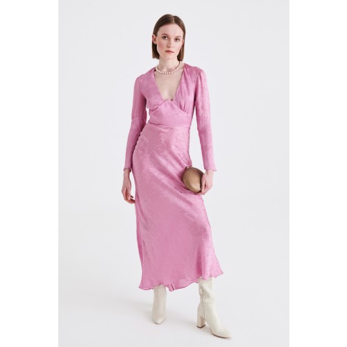 Noleggio Abbigliamento Firmato - Abito stile impero in jacquard di seta - Nervi - Drexcode -4