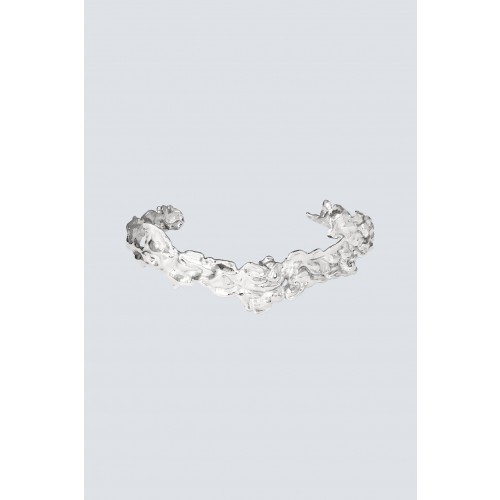 Vendita Abbigliamento Usato FIrmato - Bracciale argento effetto lava - Noshi - Drexcode -1