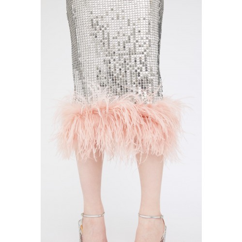 Noleggio Abbigliamento Firmato - Abito paillettes e piume - New Arrivals - Drexcode -3