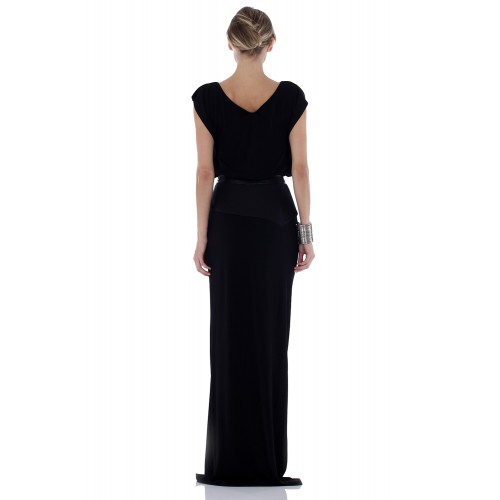 Noleggio Abbigliamento Firmato - Abito lungo con inserto in pelle - Vionnet - Drexcode -3
