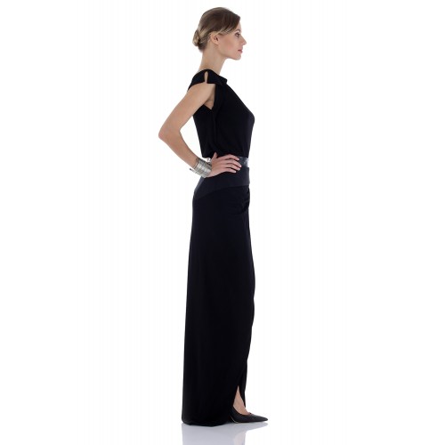 Noleggio Abbigliamento Firmato - Abito lungo con inserto in pelle - Vionnet - Drexcode -2