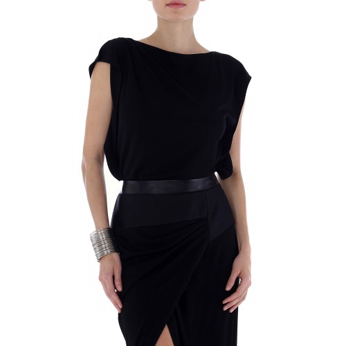 Noleggio Abbigliamento Firmato - Abito lungo con inserto in pelle - Vionnet - Drexcode -5