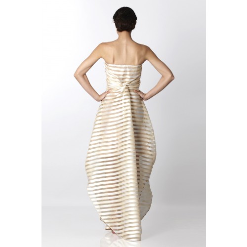 Noleggio Abbigliamento Firmato - Abito bustier oro con trasparenze - Vionnet - Drexcode -7