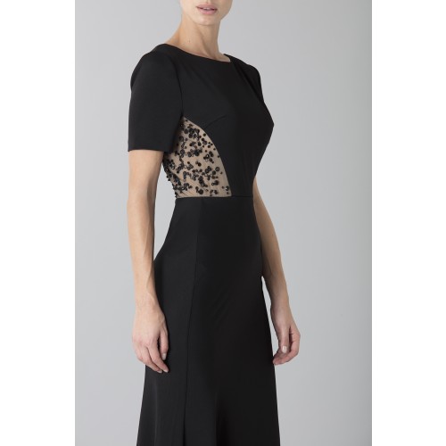 Vendita Abbigliamento Usato FIrmato - Abito manica corta con pizzo laterale - Ports 1961 - Drexcode -5